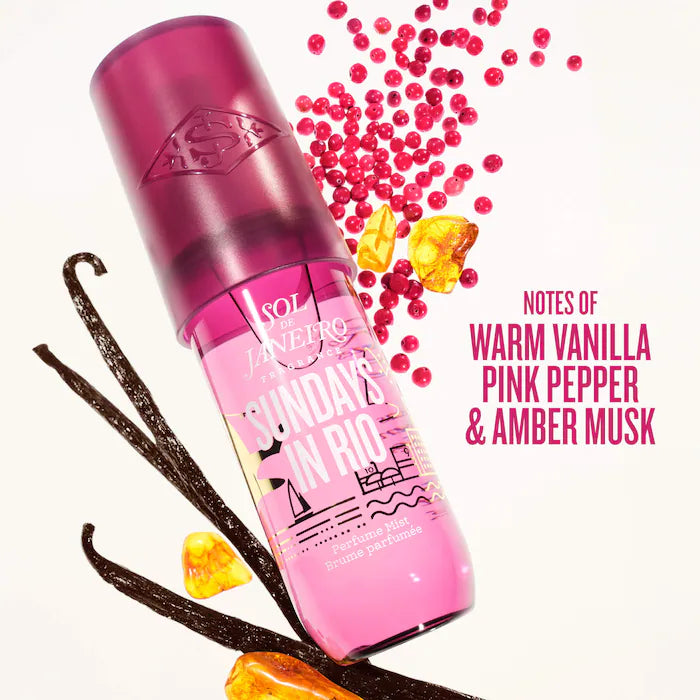 Sol de Janeiro Sundays in Rio Warm Vanilla Hair & Body Perfume Mist-90ml