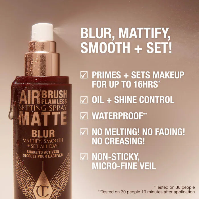 Charlotte Tilbury Airbrush Flawless Matte Blurring & Waterproof Setting Spray- 34ML