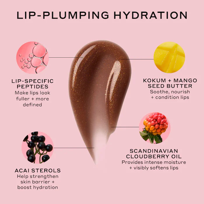 OLEHENRIKSEN Pout Preserve Hydrating Peptide Lip Treatment-Color: Cocoa Creme Glimmer