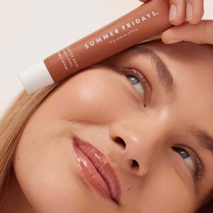 Summer Fridays Lip Butter Balm for Hydration & Shine-Iced Coffee - sheer cocoa