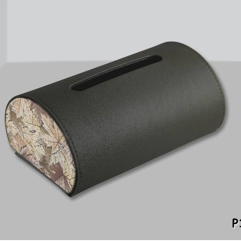 Leather R Tissue Box (R ) for Round