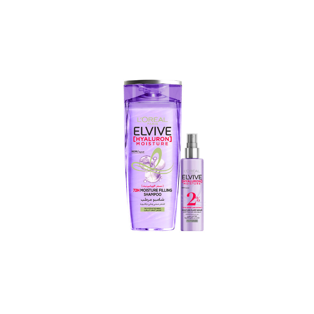L'Oréal Paris Elvive Hyaluron Shiny Hair Men Bundle 15% Off - Medaid