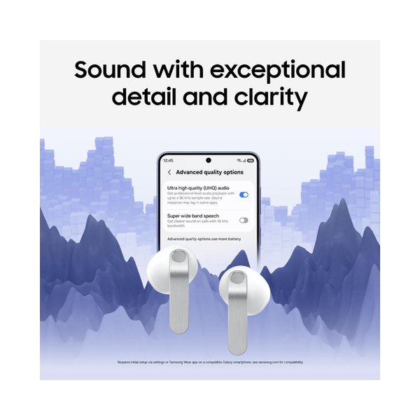 Samsung Galaxy Buds 4 (2026) AI True Wireless Bluetooth Earbuds, Noise Cancelling, Hi-Res Audio, 1-Way Speaker, New Fit, IP54, Live Translation