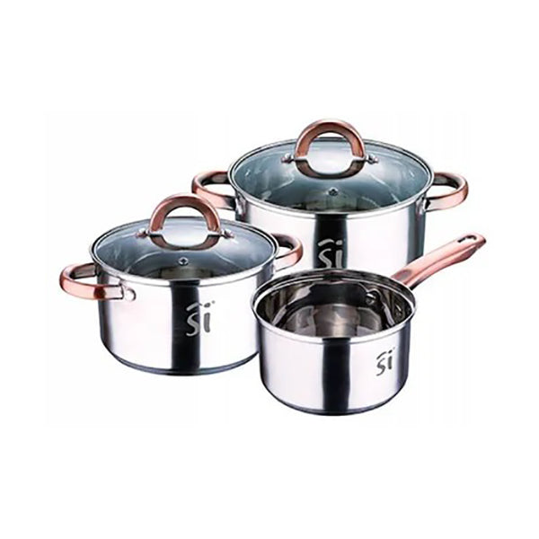 San Ignacio, 5 Pcs Stainless Steel Cookware Set - Sg-8160