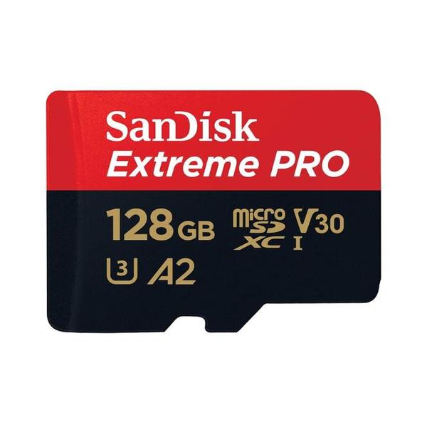 SanDisk 128GB Extreme PRO 200MB/s microSD UHS-I Card | SDSQXCD-128G-GN6MA