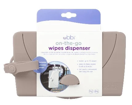 Ubbi - On The Go Wipes Dispenser - Taupe