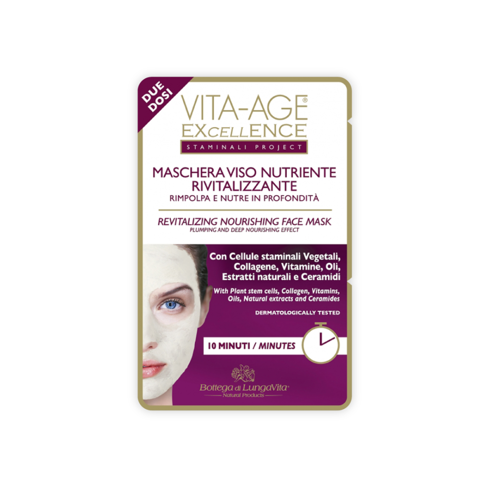 Vita-Age Excellence Revitalizing Nourishing Face Mask - 2*7.5 ml - Medaid International