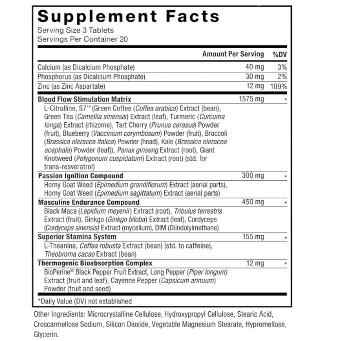 Force Factor Score XXL 60 Tablets
