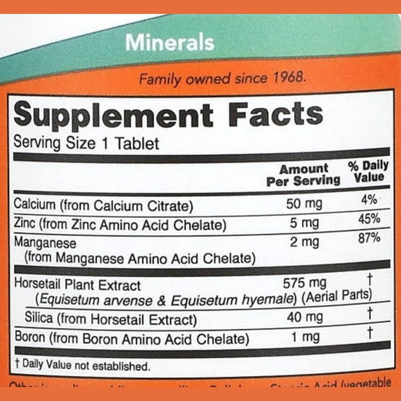 Silica now foods