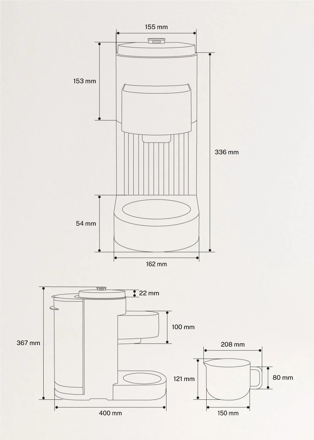 CREATE VEGAN MILK MAKER Vegetable Milk Machine