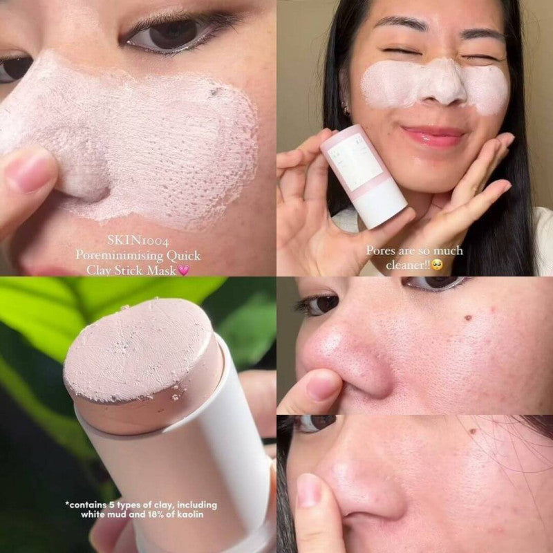 Poremizing Quick Clay Stick Mask SKIN1004 ماسك طين سريع لتضييق المسام