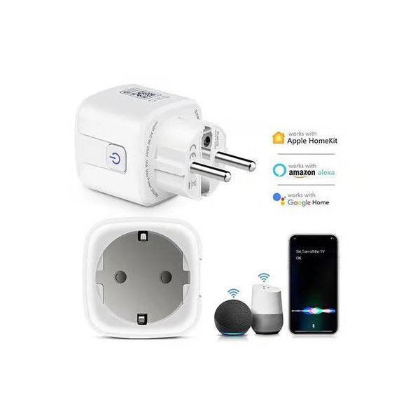 Smart Life 10A Smart Plug Wi-Fi Socket Works with Amazon Alexa, Google Assistant, SmartThings, IFTTT