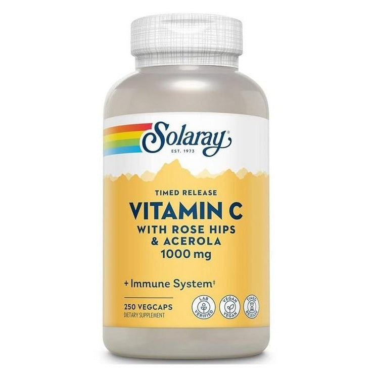 Solaray Vitamin C With Rose Hip & Acerola 1000Mg