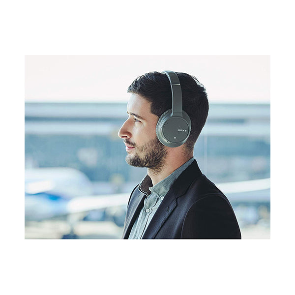 Sony Noise Cancelling Headphones WH-CH700N: Wireless Bluetooth Over the Ear Headset with Mic for phone-call and Alexa voice control