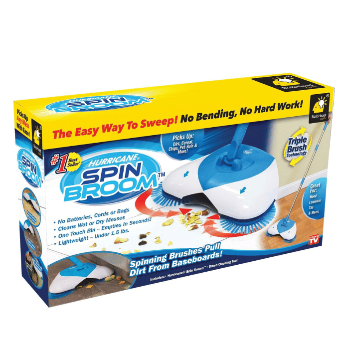 Spinning Broom | Extendable & Cordless - Medaid International
