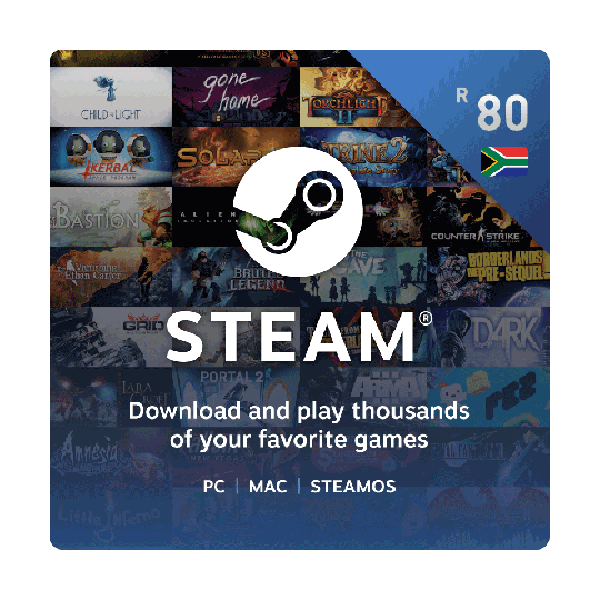 South Africa - Steam ZAR 80