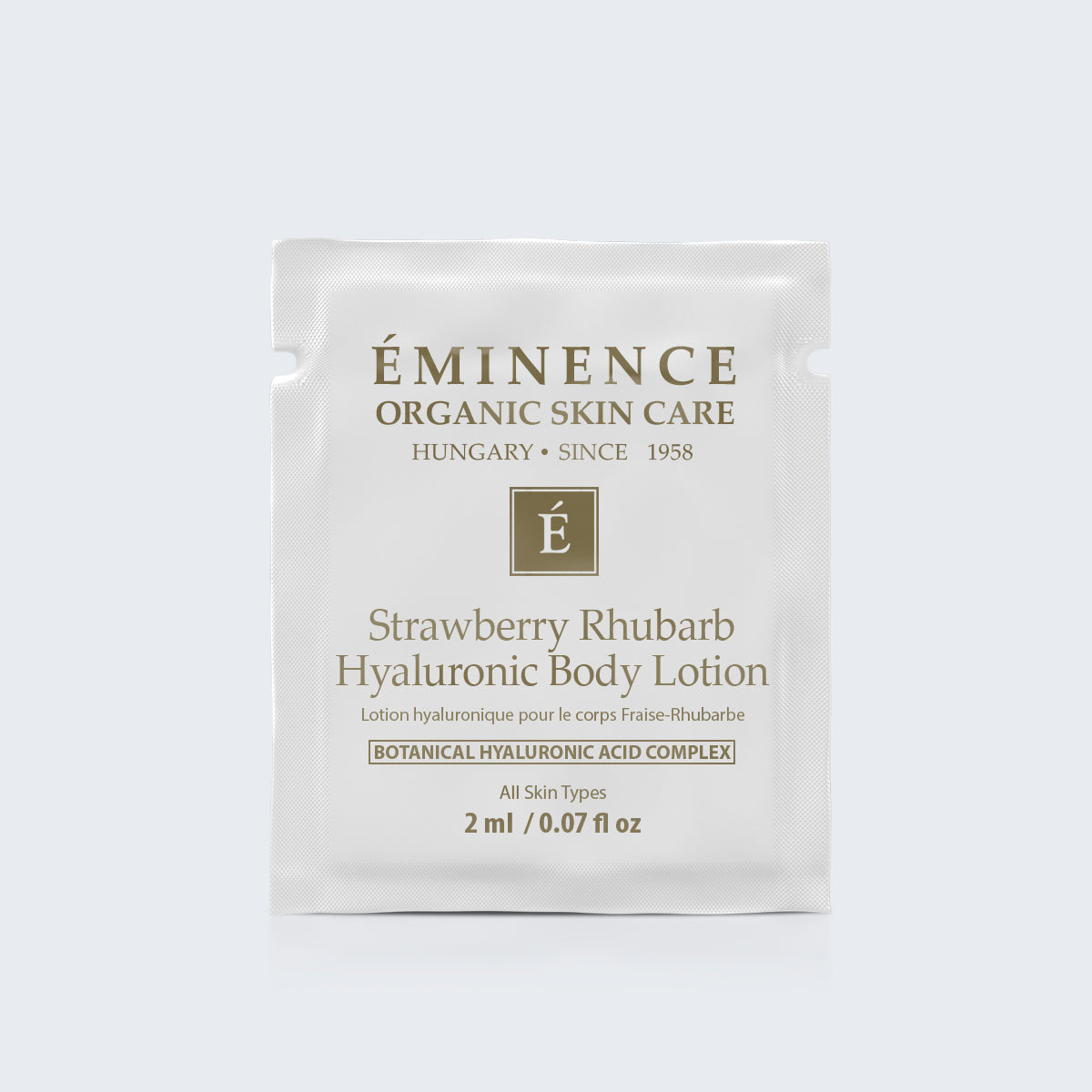 Eminence Organics Strawberry Rhubarb Hyaluronic Body Lotion Card Sample - Medaid International