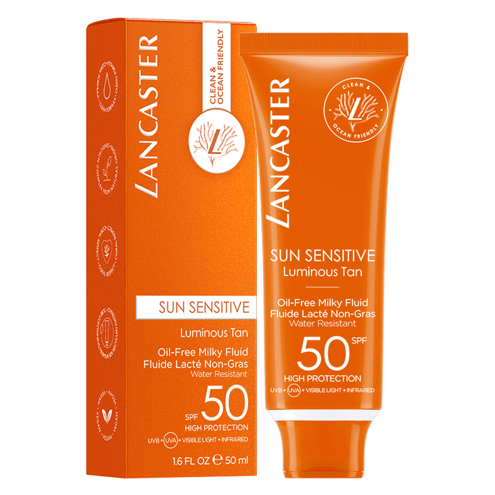 Lancaster Sun Sensitive Oil-Free Milk Fluide Spf50 50ml
