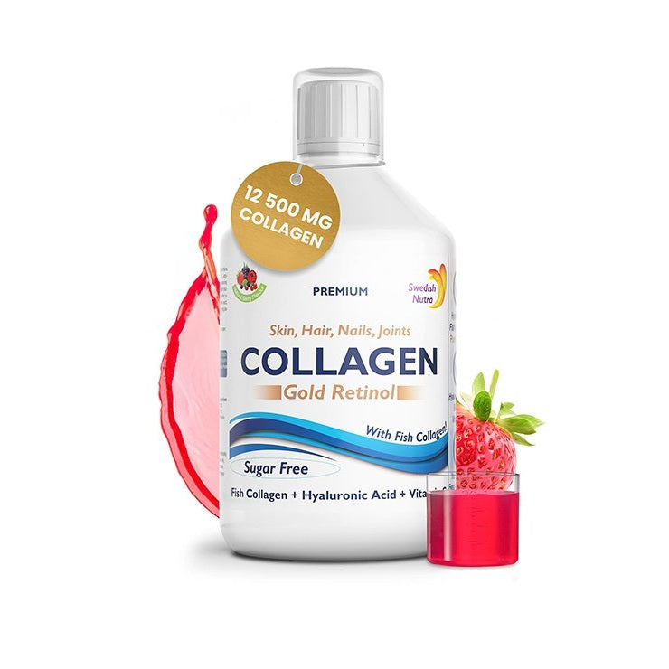 Swedish Nutra Collagen Gold Retinol Natural Berry