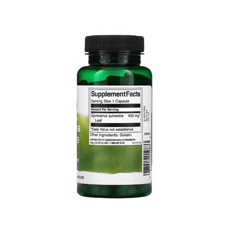 Swanson Gymnema Sylvestre Leaf, Full Spectrum, 400 mg, 100 Capsules
