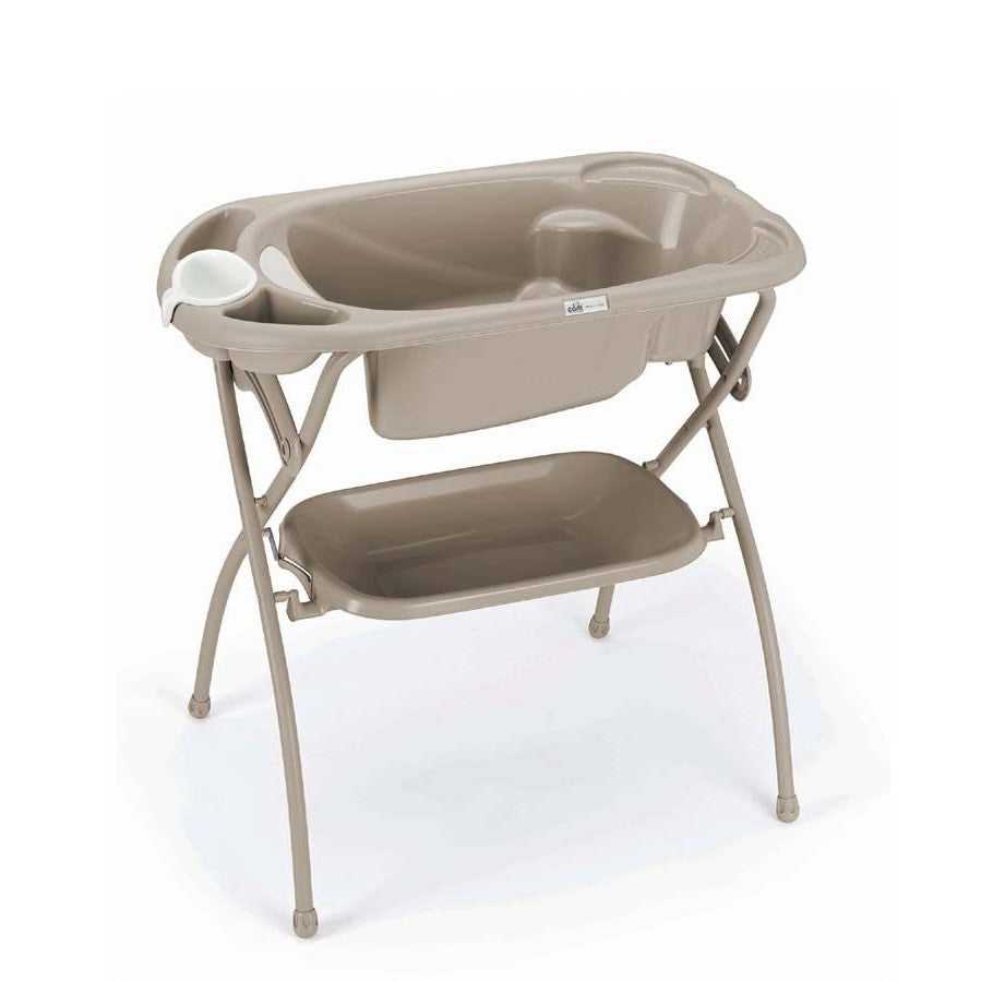 Volare Bath Tub With Stand & Changing Mat - Beige