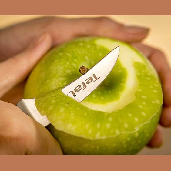 Tefal Ingenio Ice Force Knife Peeler Curved 7cm K2321214