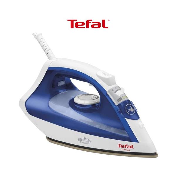 TEFAL Steam Iron, VIRTUO Steam Iron, 1800W, 200ml Water tank capacity, Anti-scale setting, Easy Gliding, Steam output of 24g/minute, Multi Color - FV1734M0