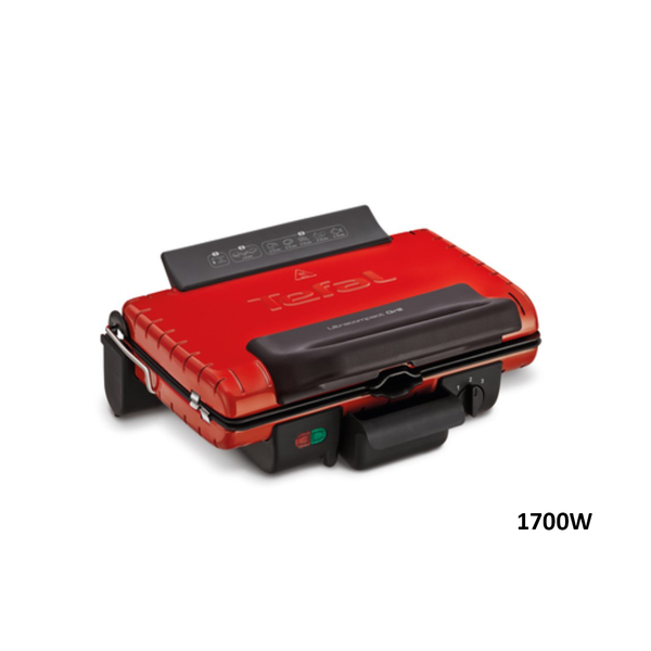 TEFAL 1700W Ultra Compact Grill - Red | GC302528