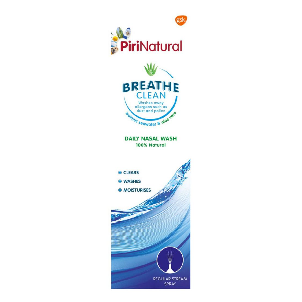 PiriNatural - Breath Clean Daily Nasal Wash 100ml* - Medaid International