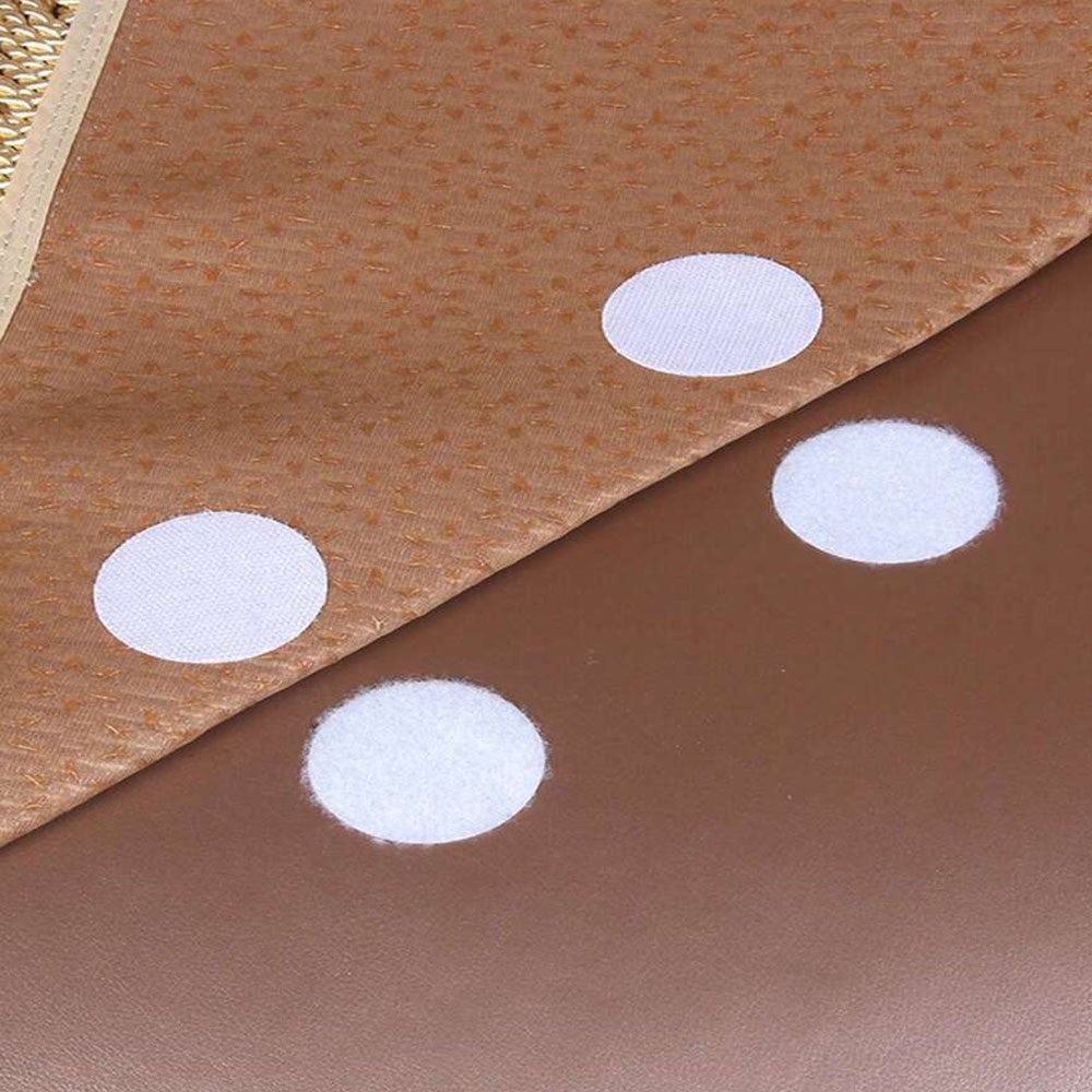 (net) Self Adhesive Fastener Dots Stickers Adhesive Tape Household Antiskid Sticker Hook Loop Sofa Carpet 20 Pcs