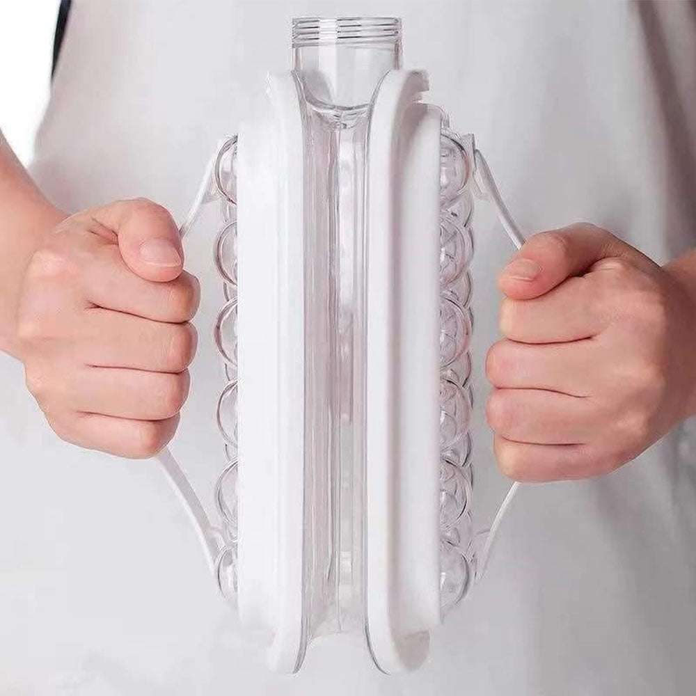 (Net) Portable Ice Ball Maker Bottle