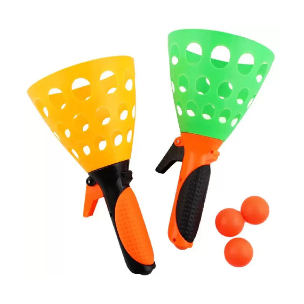 ( NET) Click and Catch Twin Ball Launcher Game With Balls Lebanon