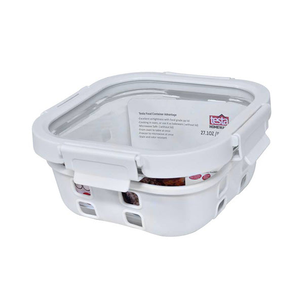 Testa Food Container 800Ml Square (H.E) - 2734040016