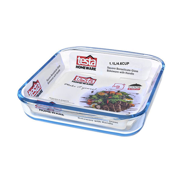 Testa Glass Bakeware 1.1L Square - 2734040025