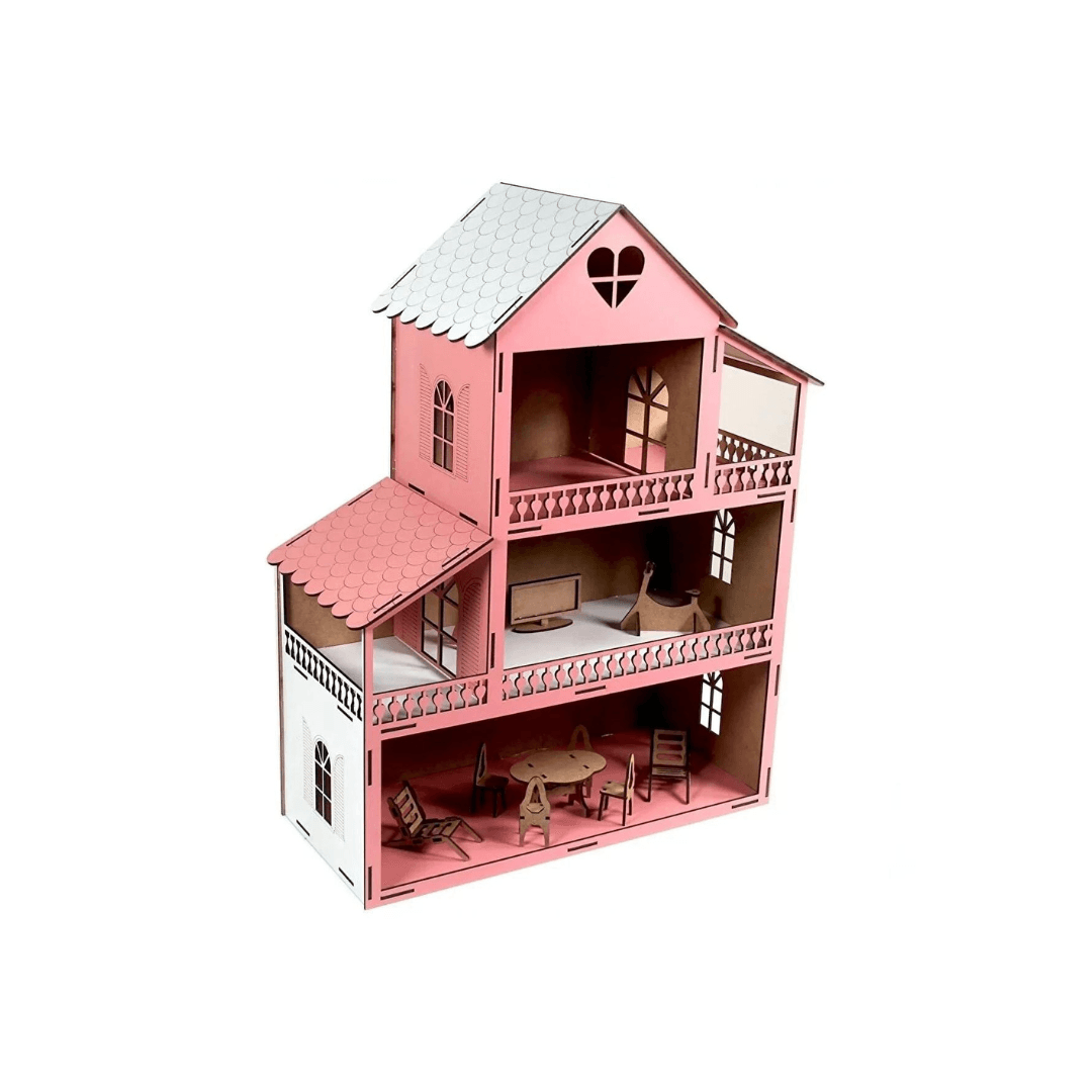 Toy Wooden Heart House
