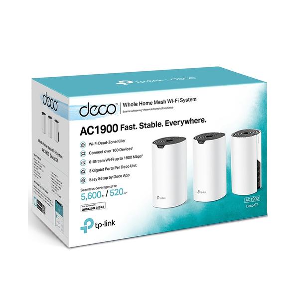 TP-Link Deco S7 3-Pack AC1900 Whole Home Mesh Wi-Fi System