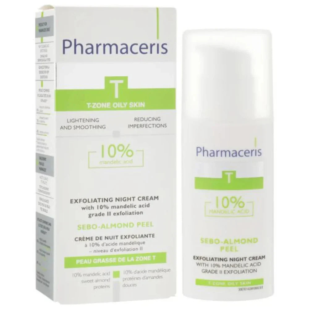 T Sebo-Almond Peel 10% Intensive Exfoliating Night Cream - Medaid International