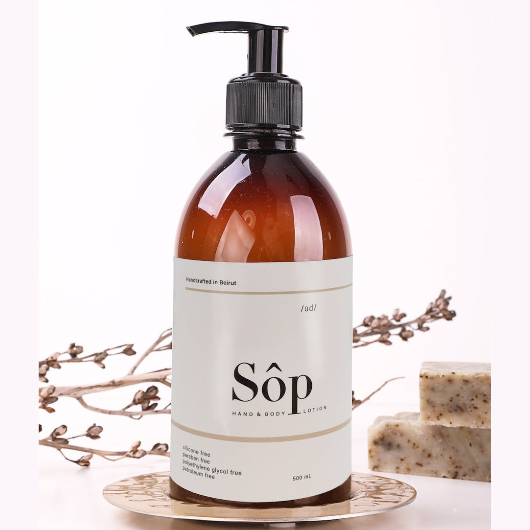 Sôp Natural Hand & Body Lotion Oud
