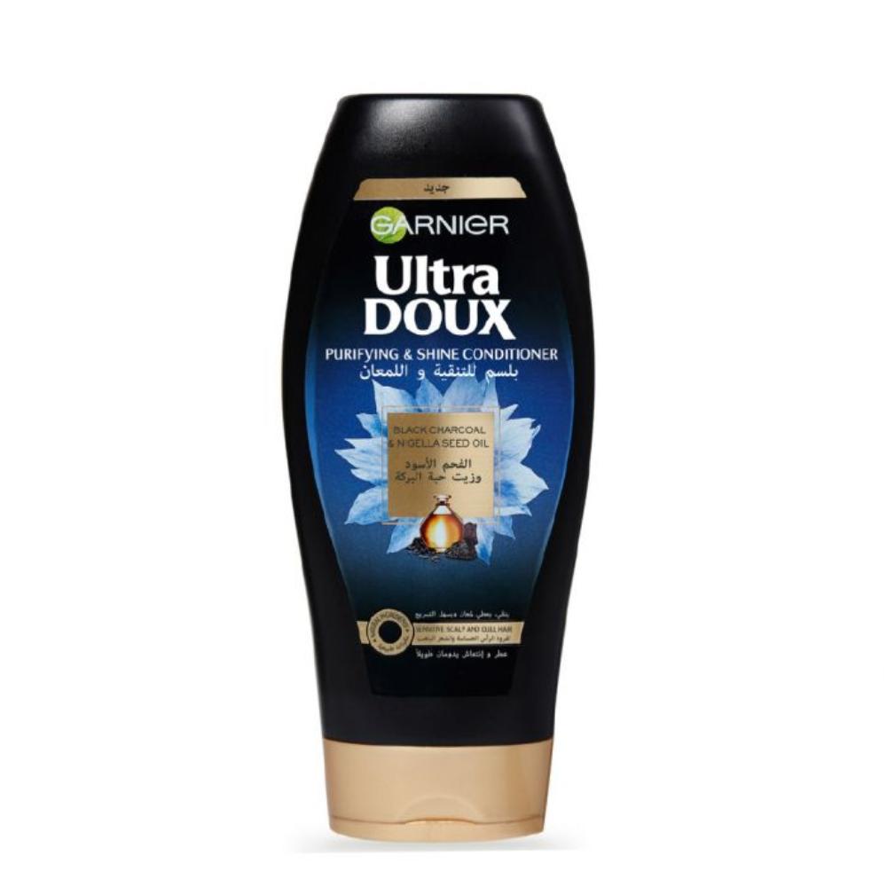Garnier Ultra Doux- Black Charcoal Conditioner -200ml - Medaid International