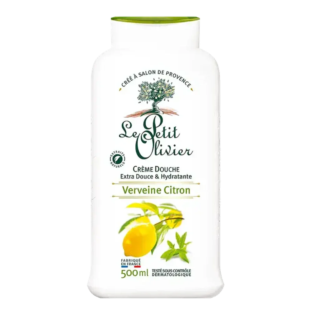 Le Petit Olivier Verbena Lemon Shower Cream, 500 Ml - Medaid International