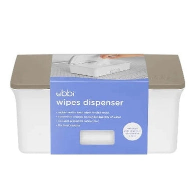 Ubbi - Wipes Dispenser - Taupe Ap