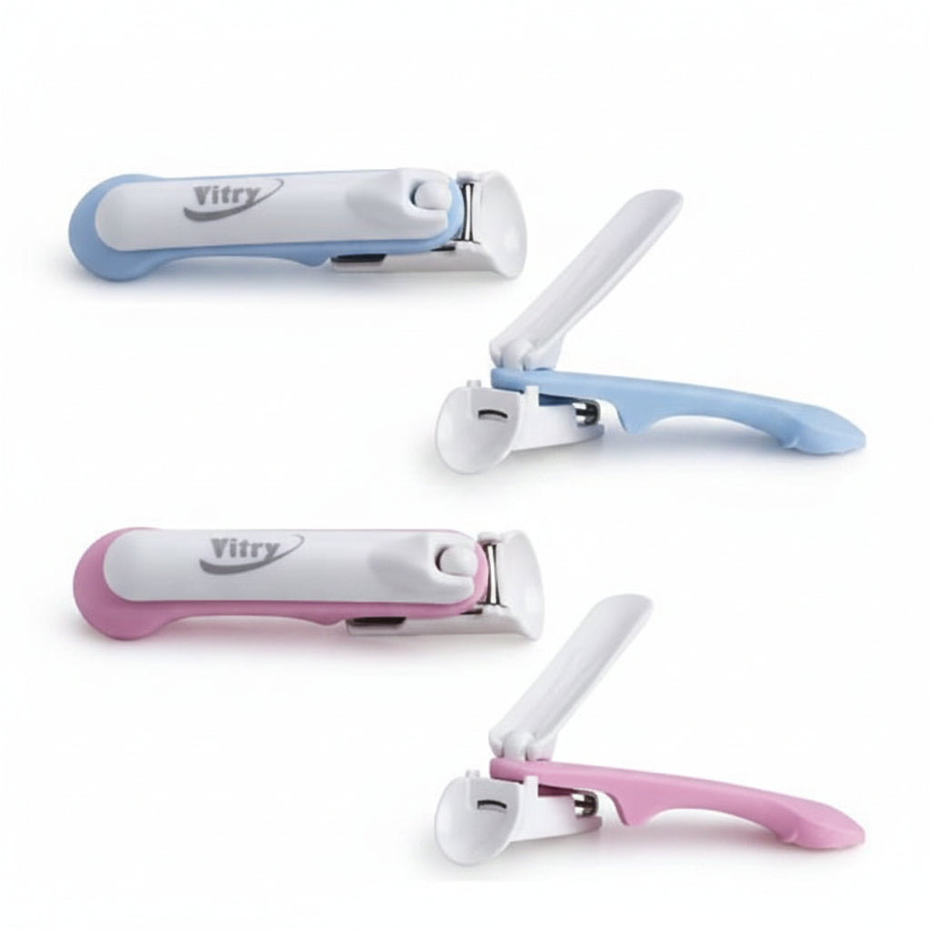 1055 Nour Pink&Blue Baby Nail Clipper -Asia