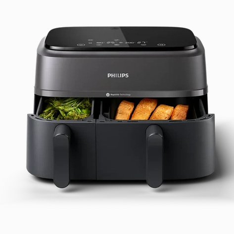 Philips, 3000 Series, 9L 1.5KG Dual Basket Air Fryer