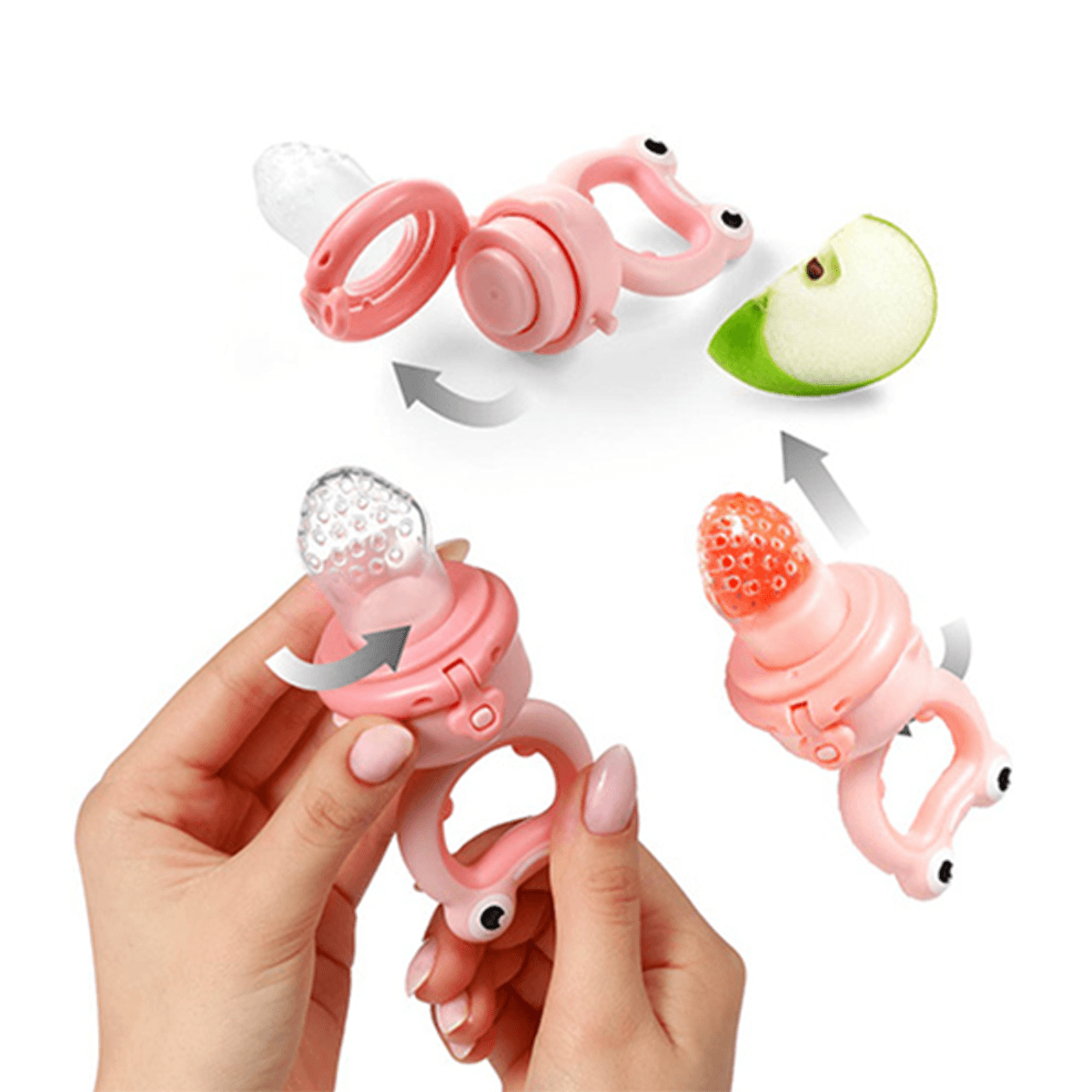 BabyOno - Twist-Out - Baby Food Feeder - Frog