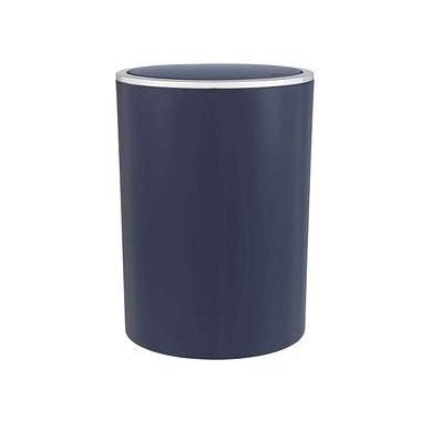 Swing lid bin Inca – dark blue By Wenko.de