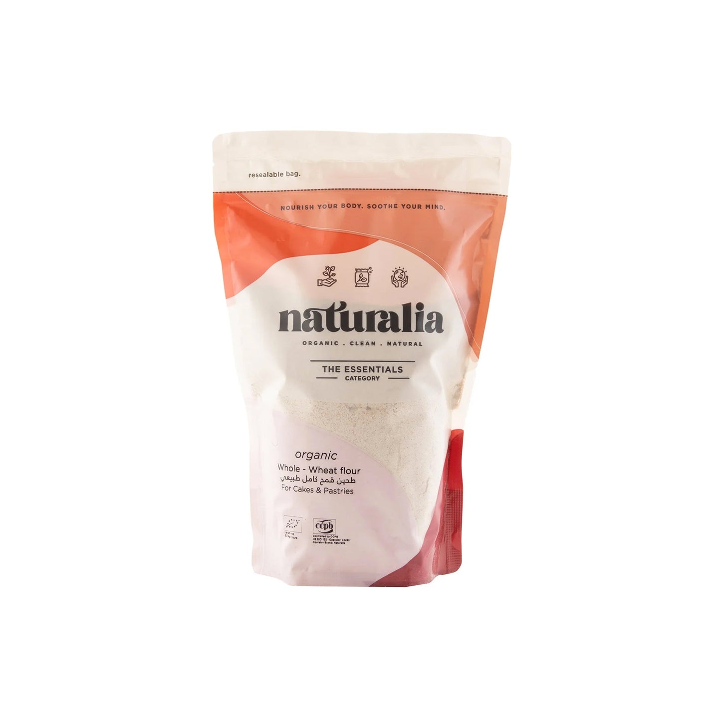 NATURALIA ORGANIC WHOLE WHEAT FLOUR FOR CAKE & PASTRIES - Medaid International