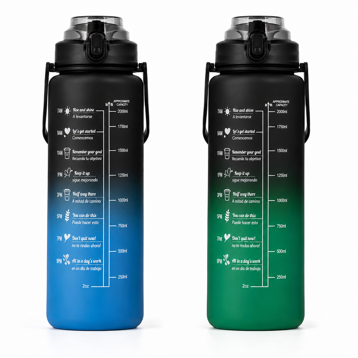 3PCS Water Bottle Set Mix Random Color X853