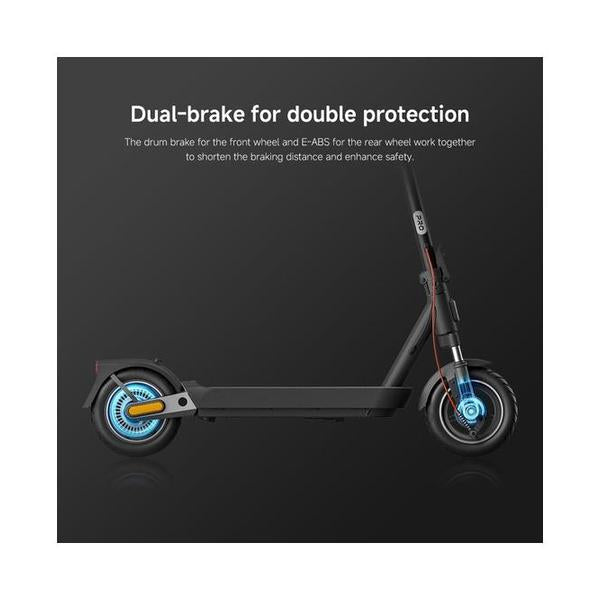 Xiaomi Electric Scooter 5 Pro, front and rear dual shock absorbers, 60km long battery life, 10-inch tubeless tires, 1000W Max. power, 22% Max. incline