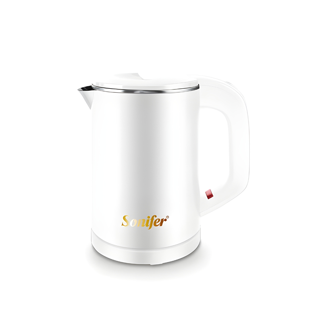 Sonifer Electric Kettle 0.6L – 800W Stainless Steel | Rapid Boil & Travel Friendly