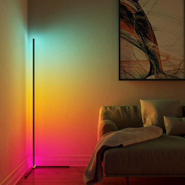 Smart RGB LED Corner Lamp Remote & Phone App Control - Medaid International